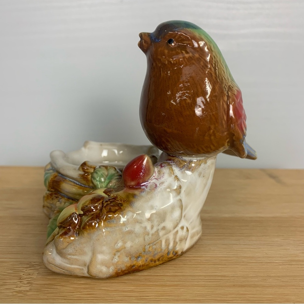 Vintage Ceramic Bird with Nest Votive or Trinket Dish - Picture 4 of 6
